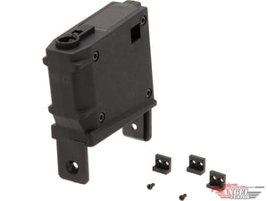 Angel Custom Magazine Adapter for Firestorm / Thunderstorm Airsoft AEG Drum Magazines (Model: SR-25 / Black)