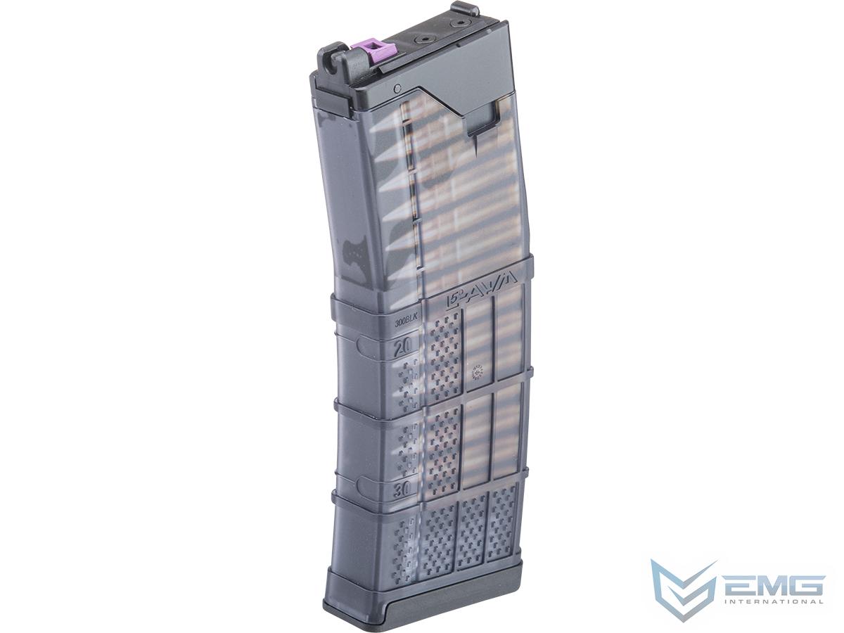 EMG Lancer Systems Licensed L5AWM 30 Round Magazine for CGS & MWS Gas Blowback Airsoft Rifles (300 Blackout)