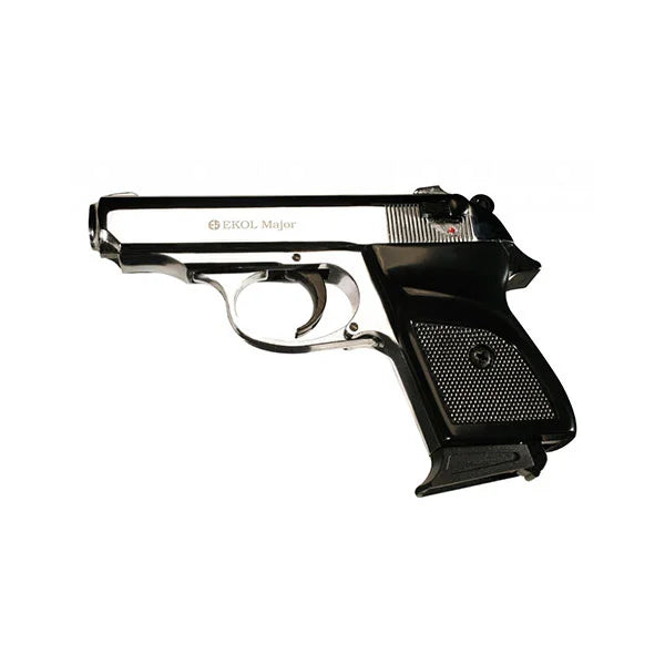 EKOL Major Nickel Front Firing 9MM Blank Gun