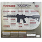 Tippmann TMC ELITE Black Air Thru Adjustable Stock