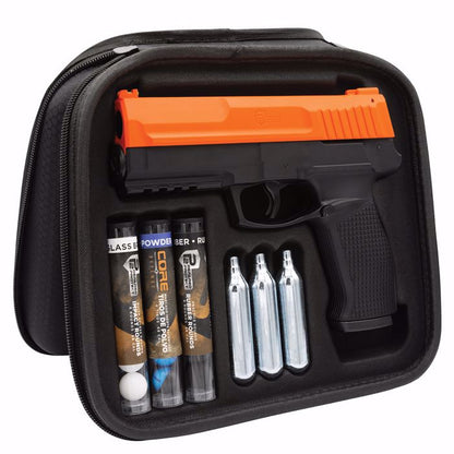 P2P Secure 68P .68 Cal CO2-Powered Less-Lethal Impact Defense Kit (Non-Pepper)