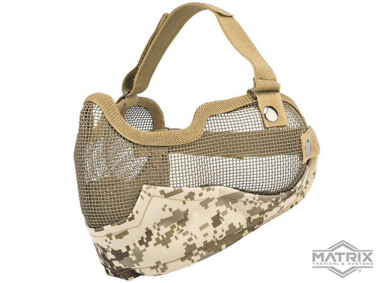 Matrix Iron Face Carbon Steel "Striker" Gen2 Metal Mesh Lower Half Mask