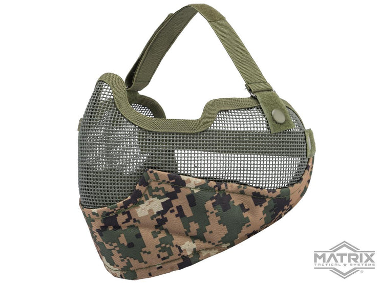 Matrix Iron Face Carbon Steel "Striker" Gen2 Metal Mesh Lower Half Mask