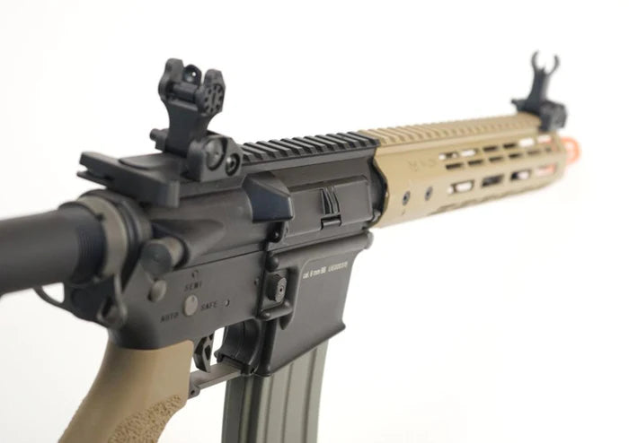 Elite Force Competition M4 Airsoft AEG Rifle w/ M-LOK Rail (Model: CQB / Black & Tan)
