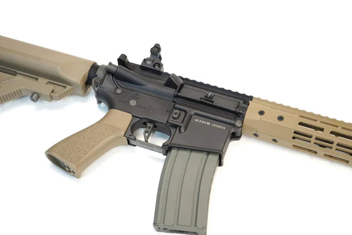Elite Force Competition M4 Airsoft AEG Rifle w/ M-LOK Rail (Model: CQB / Black & Tan)