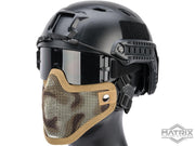 Matrix Iron Face Carbon Steel Mesh "Striker V1" Lower Half Mask