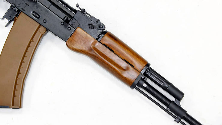 E&L Airsoft New Essential Version AKM Steel Body with Wood Furniture AEG Rifle