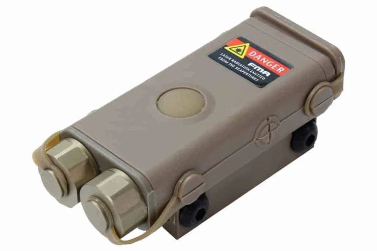 PEQ-10 Compact Airsoft LED Illuminator / Laser Combo by Bravo FMA