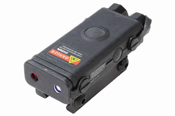 PEQ-10 Compact Airsoft LED Illuminator / Laser Combo by Bravo FMA