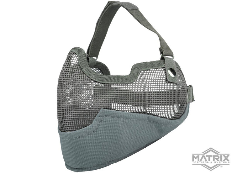 Matrix Iron Face Carbon Steel "Striker" Gen2 Metal Mesh Lower Half Mask
