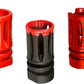 Matrix Steel M4 / M16 Style Orange Painted Flashhider (Thread: 14mm)