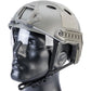 Matrix Basic PJ Type Tactical Airsoft Bump Helmet w/ Flip-down Visor