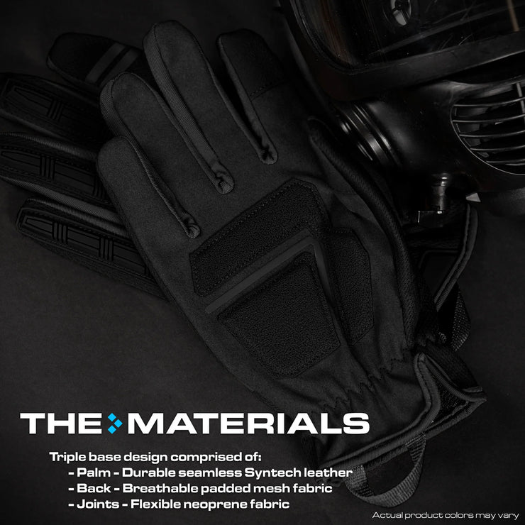 The Impulse Guard Heavy-Duty Tactical Safety Work Gloves - Black