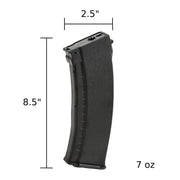 Arcturus K74 Bakelite 30/135Rds Variable-Cap EMM Magazine BLK