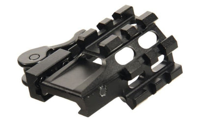 UTG LE Rated Quad-Rail/2 Slot Angle Mount w/Integral QD Lever Lock System