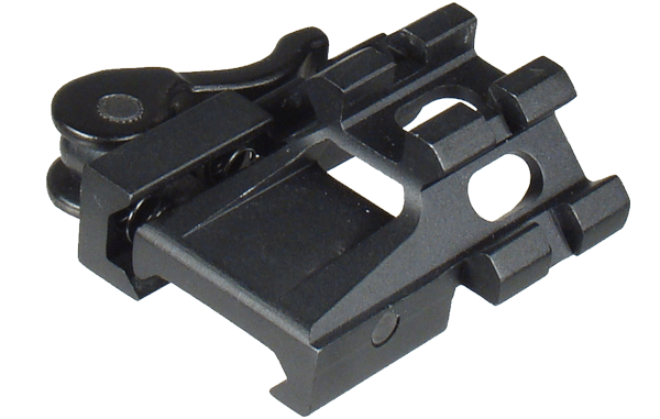 UTG Tri-Rail/Single Slot Angle Mount w/QD Lever Mount