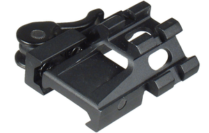 UTG Tri-Rail/Single Slot Angle Mount w/QD Lever Mount