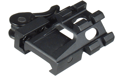 UTG Tri-Rail/Single Slot Angle Mount w/QD Lever Mount