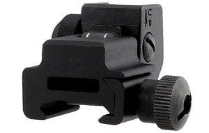 UTG Flip-up Rear Sight w/Windage Adj & Dual Aiming Apertures