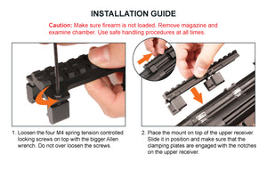 UTG MP5 Bidirectional Clamp Mount, Low Profile