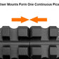 UTG® SUPER SLIM PICATINNY RISER MOUNT, 0.5" HEIGHT, 3-SLOT