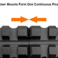 UTG® SUPER SLIM PICATINNY RISER MOUNT, 0.75" HEIGHT, 3-SLOT