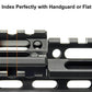 UTG® SUPER SLIM PICATINNY RISER MOUNT, 0.75" HEIGHT, 3-SLOT