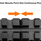 UTG® SUPER SLIM PICATINNY RISER MOUNT, 0.83" HEIGHT, 13-SLOT