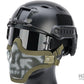 Matrix Iron Face Carbon Steel Mesh "Striker V1" Lower Half Mask