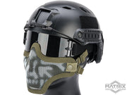 Matrix Iron Face Carbon Steel Mesh "Striker V1" Lower Half Mask