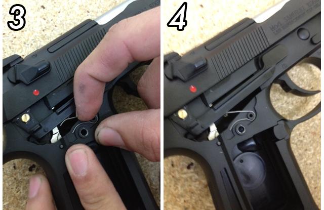 Trigger bar Spring for WE/ HFC / KJW / Marui M9 Series Airsoft Gas Blowback (HFC / WE Parts 