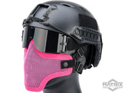 Matrix Iron Face Carbon Steel Mesh "Striker V1" Lower Half Mask