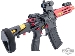 Matrix IMF MC65 Series M4 Gas Blowback Airsoft Rifle by Golden Eagle (6.5" M-LOK / Black)