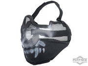 Matrix Iron Face Carbon Steel "Striker" Gen2 Metal Mesh Lower Half Mask
