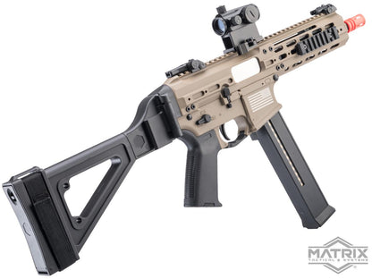 Matrix x Double Eagle UTR45-C Airsoft AEG SMG w/ Modular Handguard and Falcon Gearbox (400 FPS)