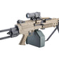 Cybergun FN Licensed M249 MINIMI "Featherweight" Airsoft Machine Gun (Para / <350 FPS / Add 2500rd Box Magazine)