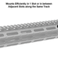 UTG PRO® QD SLING SWIVEL ADAPTOR, M-LOK®