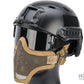 Matrix Iron Face Carbon Steel Mesh "Striker V1" Lower Half Mask