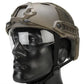 Matrix Basic PJ Type Tactical Airsoft Bump Helmet w/ Flip-down Visor
