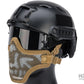 Matrix Iron Face Carbon Steel Mesh "Striker V1" Lower Half Mask