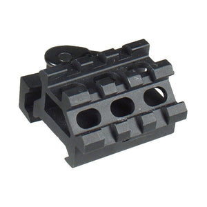 UTG Double Rail/3 Slot Angle Mount w/QD Lever Mount