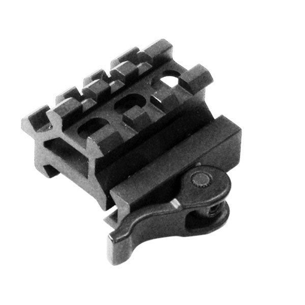 UTG Double Rail/3 Slot Angle Mount w/QD Lever Mount