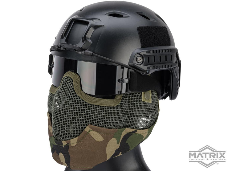Matrix Iron Face Carbon Steel "Striker" Gen2 Metal Mesh Lower Half Mask