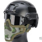 Matrix Iron Face Carbon Steel Mesh "Striker V1" Lower Half Mask