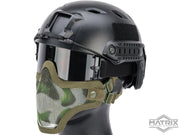 Matrix Iron Face Carbon Steel Mesh "Striker V1" Lower Half Mask