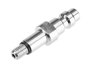 Action Army CNC Stainless Steel HPA Adapter Valve for Green Gas Magazines (Model: KJW / WE-Tech)