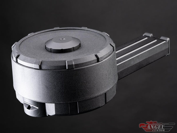 Angel Custom 3000 Round "ZAKU" Electric Auto-Winding Drum Magazine for P90 Airsoft AEGs