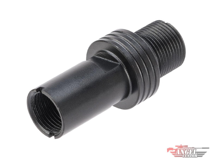 Angel Custom 12mm- to 14mm- CNC Steel Adapter for MP7 Series Airsoft AEG