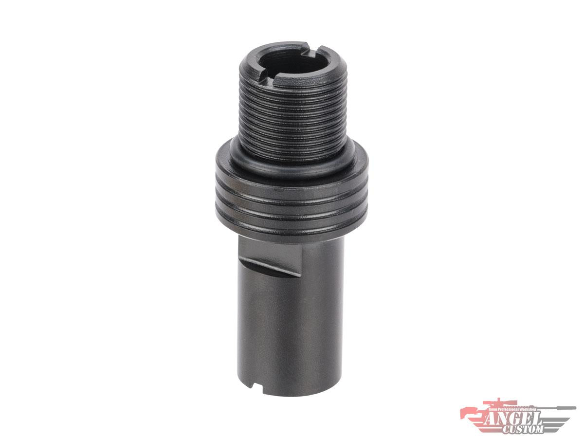 Angel Custom 12mm- to 14mm- CNC Steel Adapter for MP7 Series Airsoft A ...