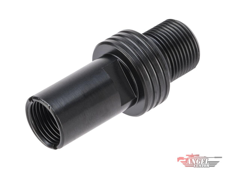 Angel Custom 12mm+ to 14mm- CNC Steel Adapter for KWA/KSC MP7 Series Airsoft GBB